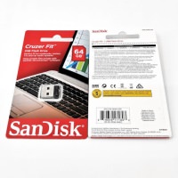 SANDISK 64GB USB 2.0 CRUZER FIT NANO SDCZ33-064G-G35 USB BELLEK - 1
